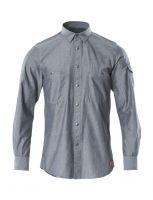 MASCOT 17404-325-66 Overhemd gewassen donkerblauw denim L (sale)