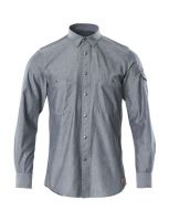MASCOT 17404-325-66 Overhemd gewassen donkerblauw denim M (sale)