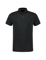 Tricorp 204001 Poloshirt Premium Button Down - BLACK (S) SALE
