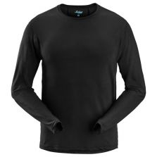 2411 LiteWork, T-shirt met lange mouwen Black