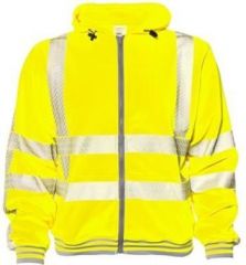 M-Wear 6230 hooded sweater RWS fluo geel