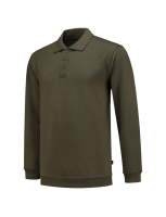TRICORP 301005 POLOSWEATER BOORD - ARMY M (SALE)