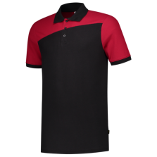 TRICORP Poloshirt Bicolor Naden BLACK/RED S (SALE)