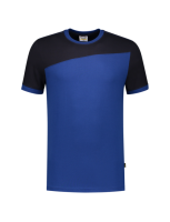 TRICORP T-shirt Bicolor Naden 102006 ROYALBLUE/NAVY L (SALE)