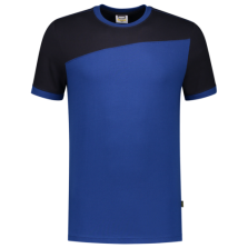 TRICORP T-shirt Bicolor Naden 102006 ROYALBLUE/NAVY L (SALE)