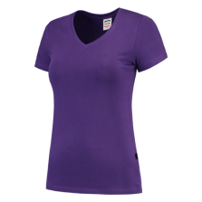 Tricorp 101008 T-shirt V-Hals Fitted Purple Dames (SALE)