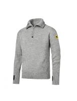 ½-Zip Wollen Sweater 2905