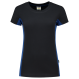 Tricorp 102003 T-Shirt Bicolor Dames - Navy-Royalblue