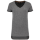 Tricorp 104006 T-Shirt Premium V Hals Dames - Stonemel