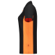 Tricorp 202003 Poloshirt Bicolor Dames - Black-Orange