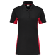 Tricorp 202003 Poloshirt Bicolor Dames - Black-Red