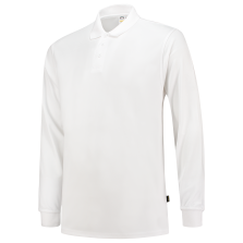 Tricorp 202005 Poloshirt UV Block Cooldry Lange Mouw - White