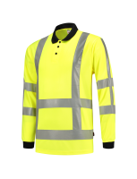 Tricorp 203005 Poloshirt RWS Birdseye Lange Mouw - Fluor Yellow