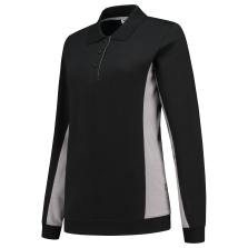 Tricorp 302002 Polosweater Bicolor Dames - Black-Grey
