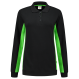 Tricorp 302002 Polosweater Bicolor Dames - Black-Lime