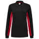 Tricorp 302002 Polosweater Bicolor Dames - Black-Red