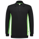 Tricorp 302003 Polosweater Bicolor - Black-Lime