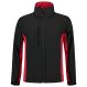 Tricorp 402002 Softshell Bicolor - Black-Red