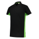 Tricorp 202002 Poloshirt Bicolor Borstzak - Black-Lime
