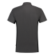 Tricorp 202002 Poloshirt Bicolor Borstzak - Darkgrey-Black