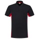 Tricorp 202002 Poloshirt Bicolor Borstzak - Navy-Red