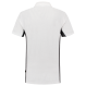 Tricorp 202002 Poloshirt Bicolor Borstzak - White Darkgrey