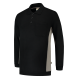 Tricorp 302001 Polosweater Bicolor Borstzak - Black-Grey