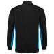 Tricorp 302001 Polosweater Bicolor Borstzak - Black-Turquoise