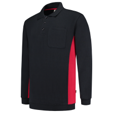 Tricorp 302001 Polosweater Bicolor Borstzak - Navy-Red