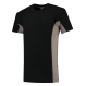 Tricorp 102002 T-Shirt Bicolor Borstzak - Black-Grey