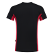 Tricorp 102002 T-Shirt Bicolor Borstzak - Black-Red