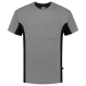 Tricorp 102002 T-Shirt Bicolor Borstzak - Grey-Black