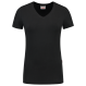 Tricorp 101008 T-Shirt V Hals Slim Fit Dames - Black