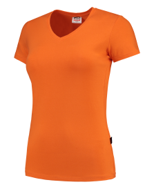 Tricorp 101008 T-Shirt V Hals Slim Fit Dames - Orange