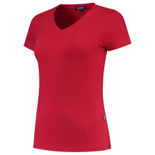 Tricorp 101008 T-Shirt V Hals Slim Fit Dames - Red