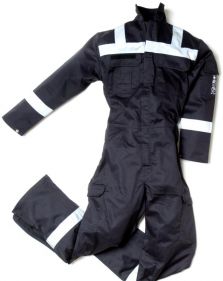 ESS Workwear Overall Pyrovatex striping