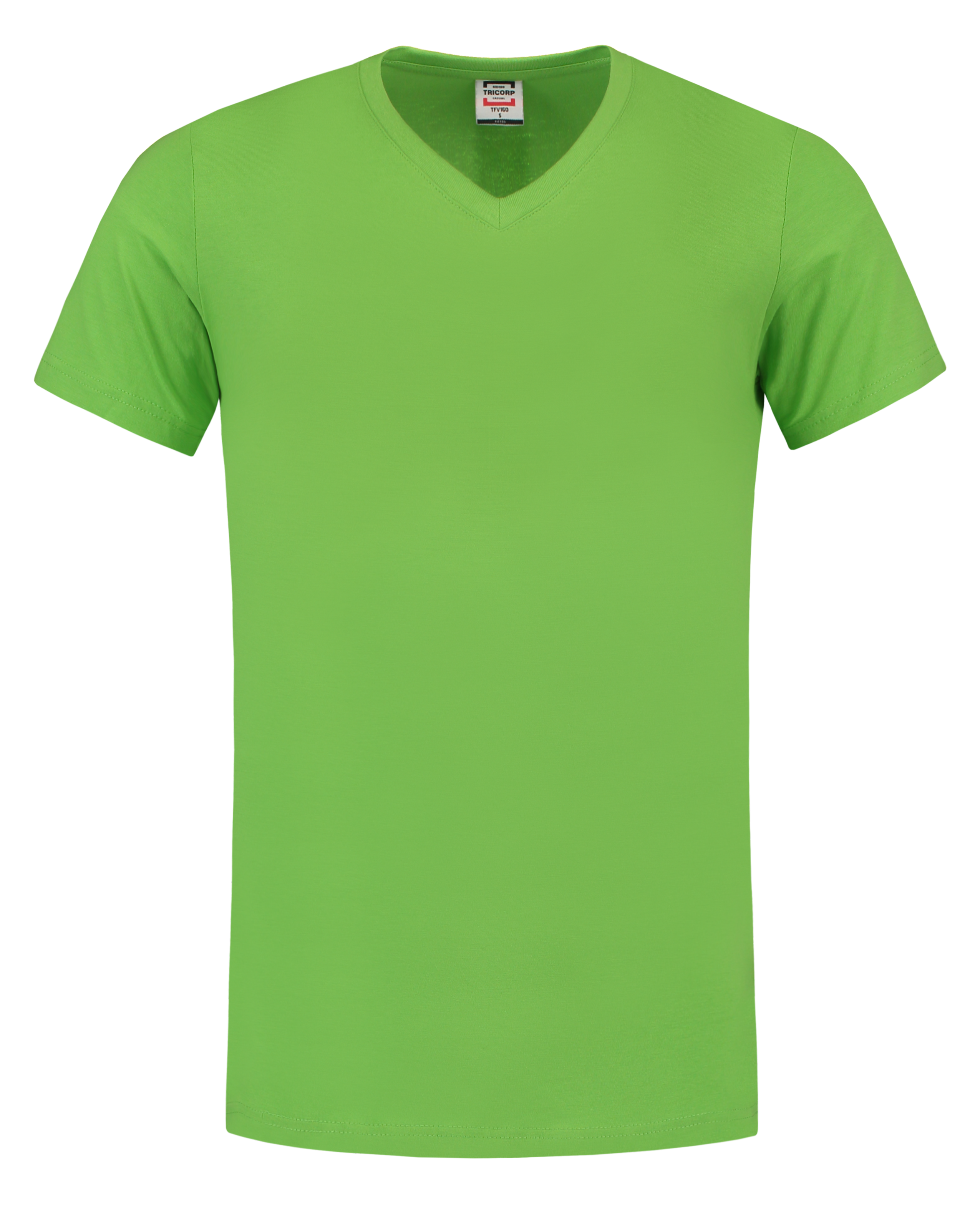 Geestig Machtig dutje Tricorp 101005 T-Shirt V Hals Slim Fit - Lime - Safety Nation B.V.