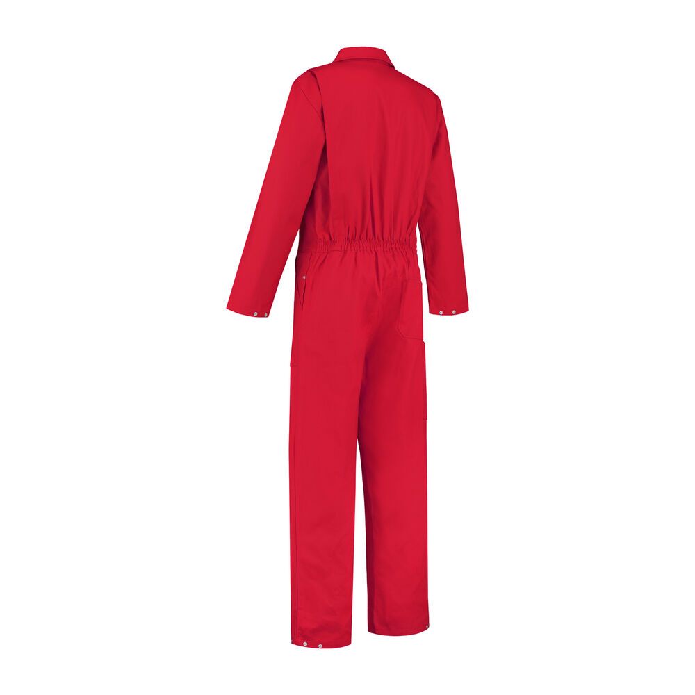 Kinderoverall 100% katoen rood maat 86