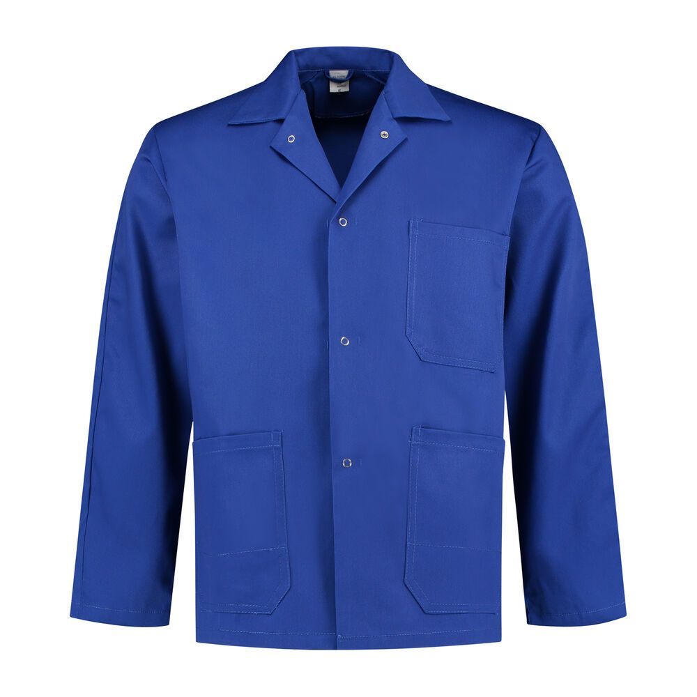 Werkjasje polyester/katoen korenblauw maat XXL