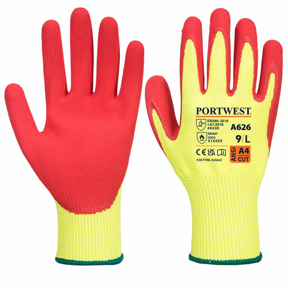 Vis-Tex HR snijbestendige handschoen met Nitril