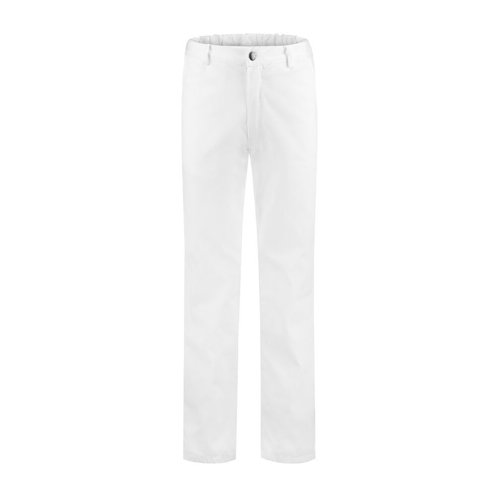 Foodbroek polyester/katoen wit maat 60