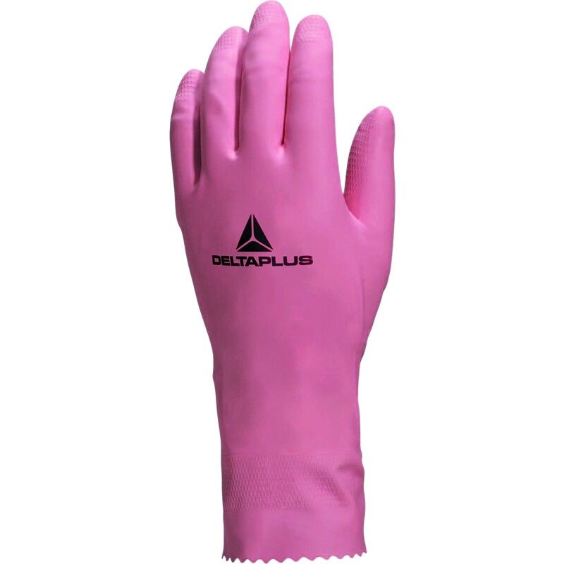 HUISHOUDHANDSCH LATEX ROZE 7/8 Delta Plus