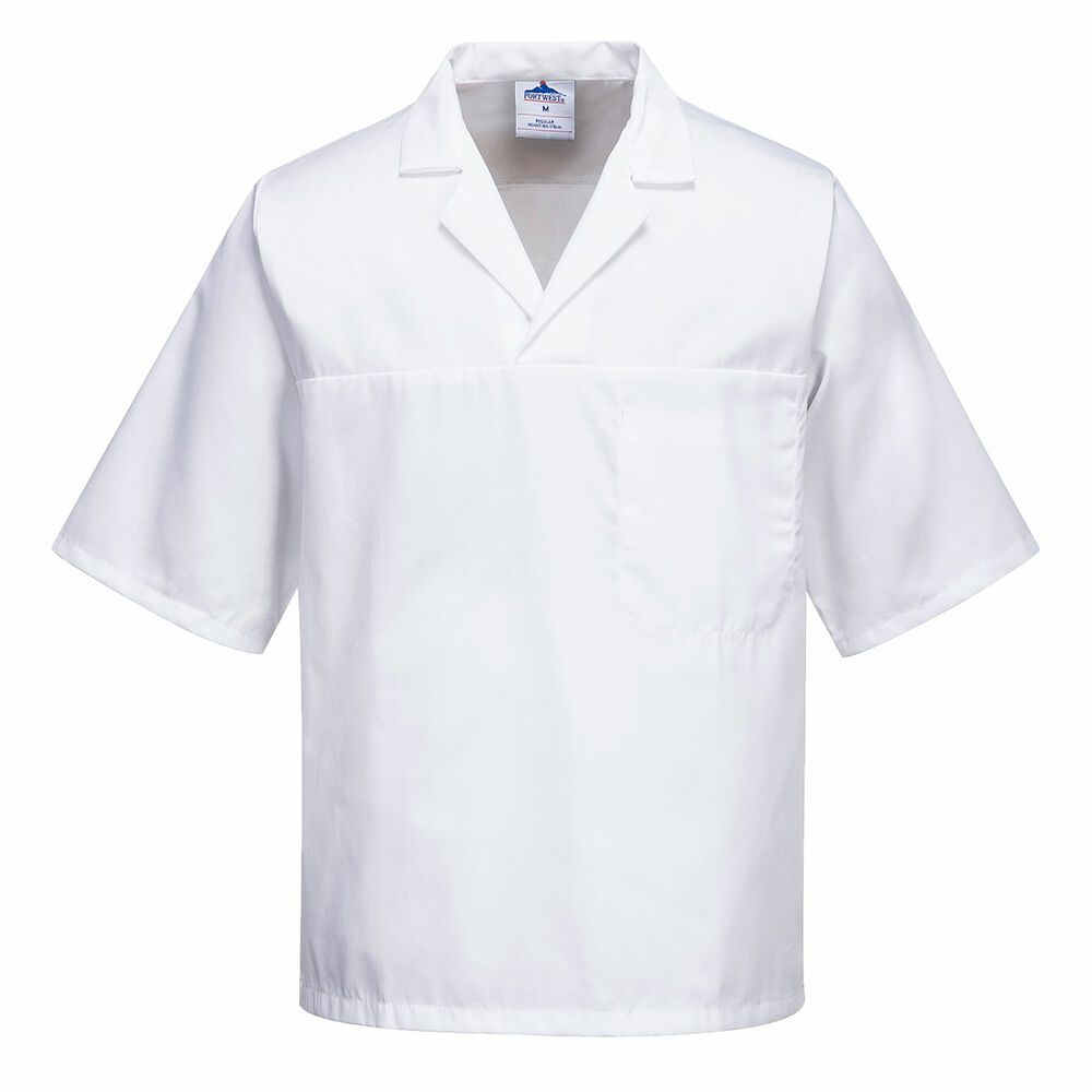 Bakkersshirt, Korte Mouwen